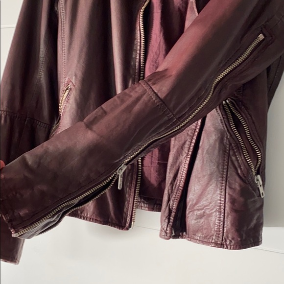 Muubaa distressed lambskin leather jacket - Picture 5 of 7